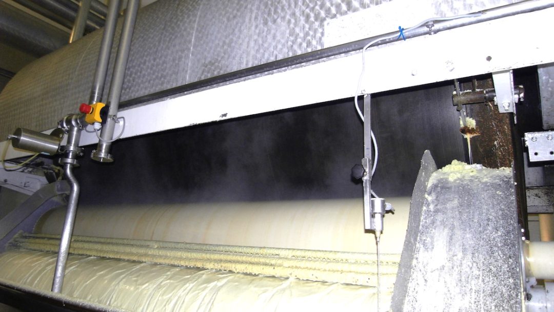 Innovative Lüftungstechnik an einer Produktionsanlagen für Milchpulver